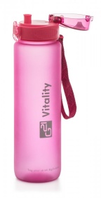 G21 Láhev  na pití, 1000 ml, růžová-zmrzlá