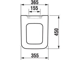 WC, bidety a pisoáry –  JIKA WC sedátko s poklopem Cubito Pure, bílé, Jika H8934213000631