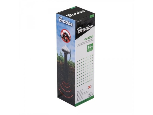 Bradas Solární odpuzovač / plašička krtků a hlodavců - LED lampa / ABS diamant
