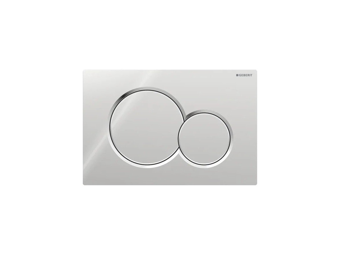 Geberit Ovládací tlačítko Sigma01 chrom/lesklý, kulatá tlačítka,  115.770.21.5