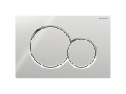 Geberit Ovládací tlačítko Sigma01 chrom/lesklý, kulatá tlačítka,  115.770.21.5