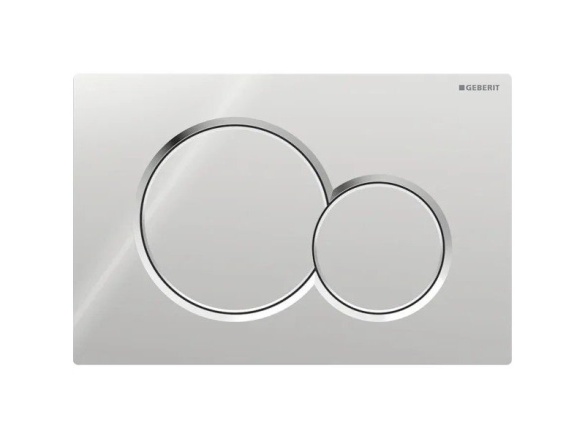 Geberit Ovládací tlačítko Sigma01 chrom/lesklý, kulatá tlačítka,  115.770.21.5