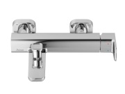 Ravak TD 022.00CR Vaňová nástenná batéria bez sprchového setu, chróm