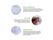 VespaGarden Zahradní fóliovník VESPAGARDEN 2x3,5m extra silný - bílý