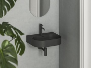 Ravak Umyvadlo Ceramic Slim Wall O 55 N, s otvorem pro baterii, s přepadem, bílá