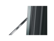 Přístřešek na dřevo s kůlnou 2,7 x 1,6 m s pultovou střechou antracit Riwall PRO RMWS 3x9 Anthracite