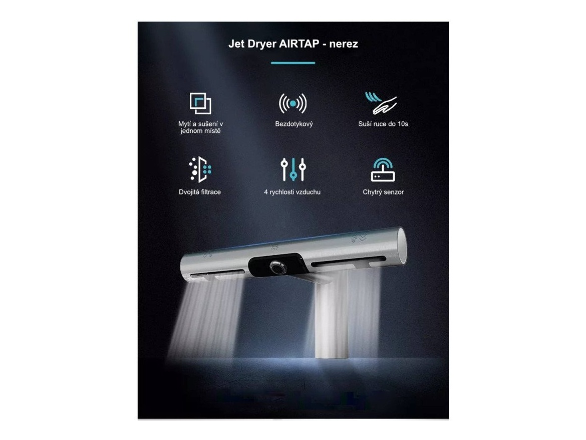 Kézszárítók Jet Dryer AIRTAP 2v1 - kulatá
