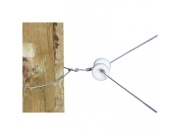 Scobax Izolátor rohový pro elektrický ohradník, porcelánový