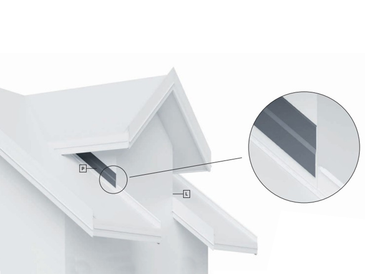 Nástěnné oplechování Budmat OP 190 L/P