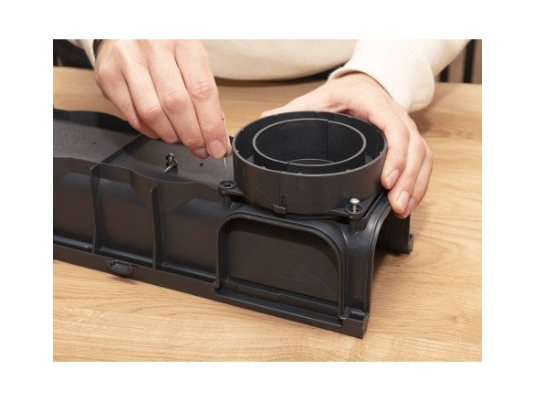 Covernit Plastový odtokový žlab A15 s pozinkovanou mříží (set 3 ks)