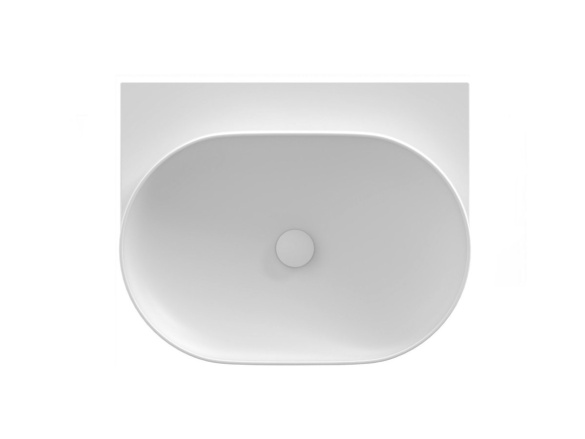 Ravak Umývadlo Yard 60, bez otvoru pre batériu, bez prepadu, Smoke Grey