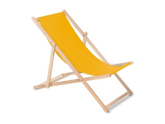 Kertek –  Fortus Zahradní lehátko klasik - žluté