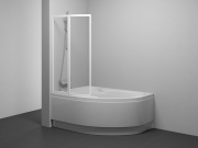 Ravak VSK2 Rosa 140 P, bílá+rain