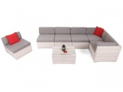 Home & Garden Středový segment pro rohovou sedačku Kansas Maxi Beige