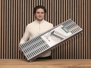 Covernit Plastový odtokový žlab A15 s pozinkovanou mříží (set 3 ks)