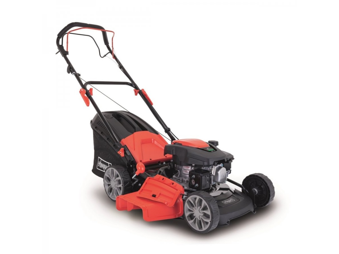 Multifunkční travní sekačka 4v1 s pojezdem Scheppach MS 161-46