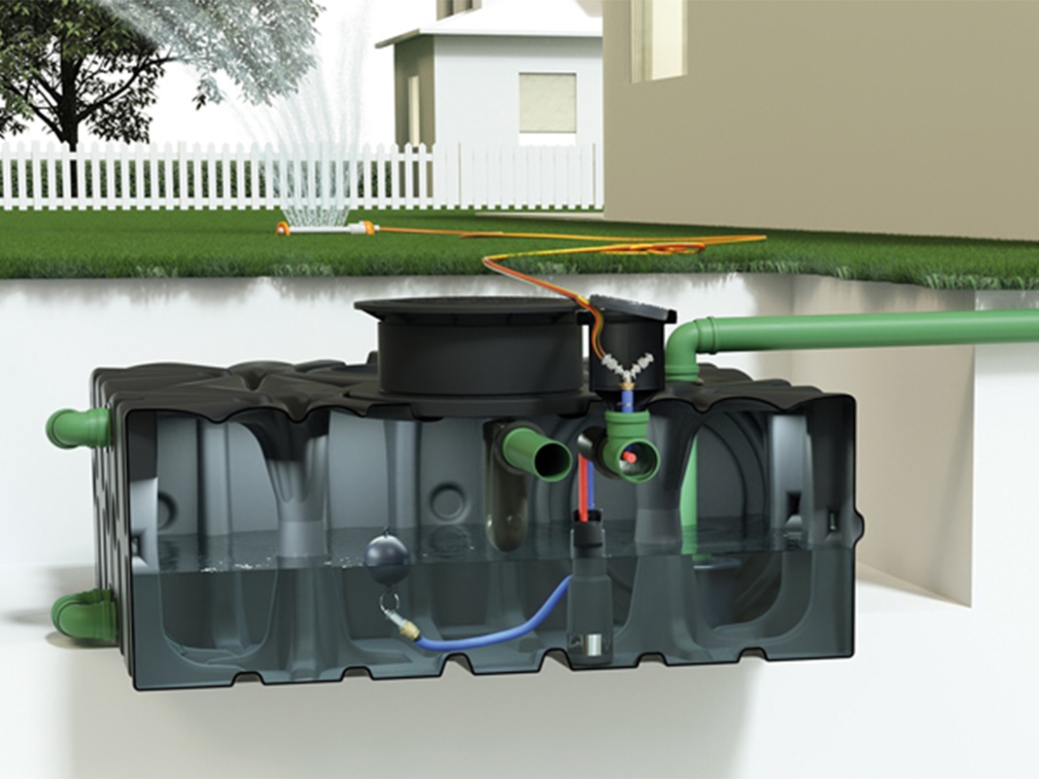 Nádrž na dešťovou vodu ACO Garden Basic 2000l