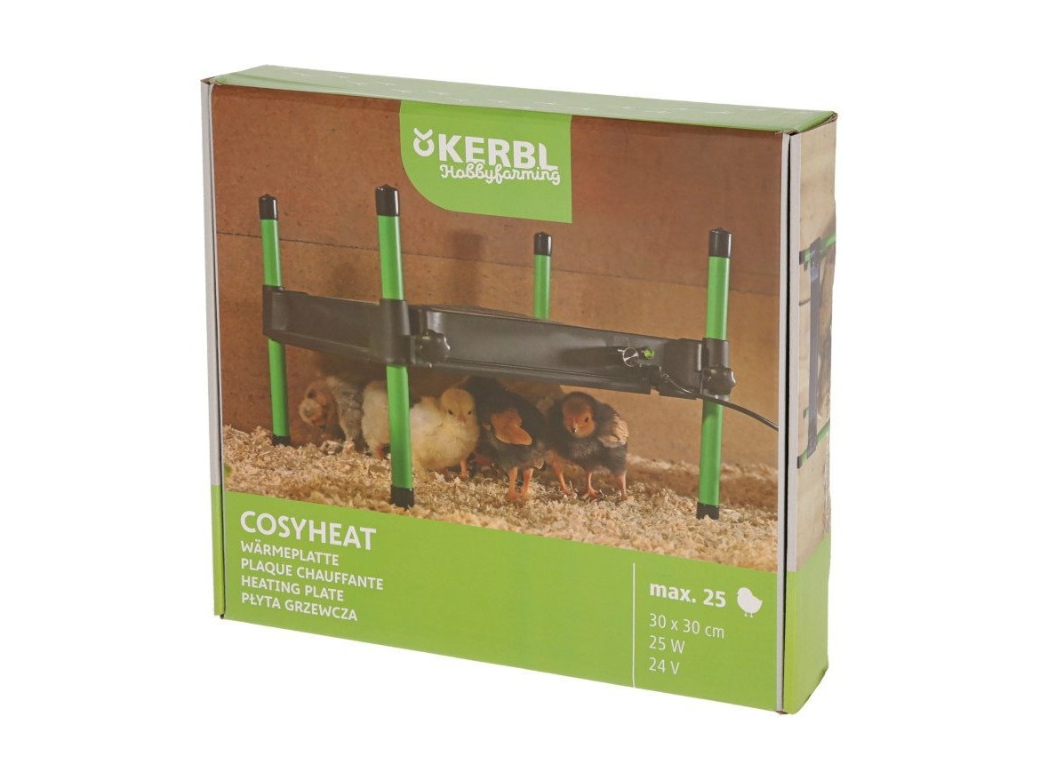 Scobax Umělá kvočna s termostatem KERBL COSYHEAT (30×30 nebo 40×50)