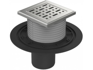 Příslušenství pro Chuděj ND-Mřížka Nerez pro nástavec 125 × 125 mm Gate