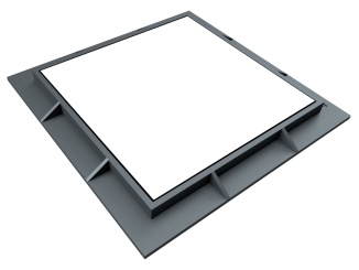 Příslušenství pro Vlček myjava® mříž bez rámu rovná 600x600 B125 600 x 600 mm, B125