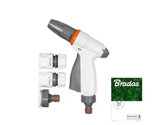 Üveg –  Bradas Postřikovací komplet  s regulovatelnou pistolí WHITE LINE