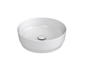 Ravak Umývadlo Zeta Slim 40, bez otvoru pre batériu, bez prepadu, biela