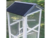 Scobax Voliéra pro ptáky - velikost M - šedá, 72 x 60 x 167 cm