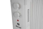 G21 Olejový radiátor  Merapi bílý, 9 žeber, 2000 W