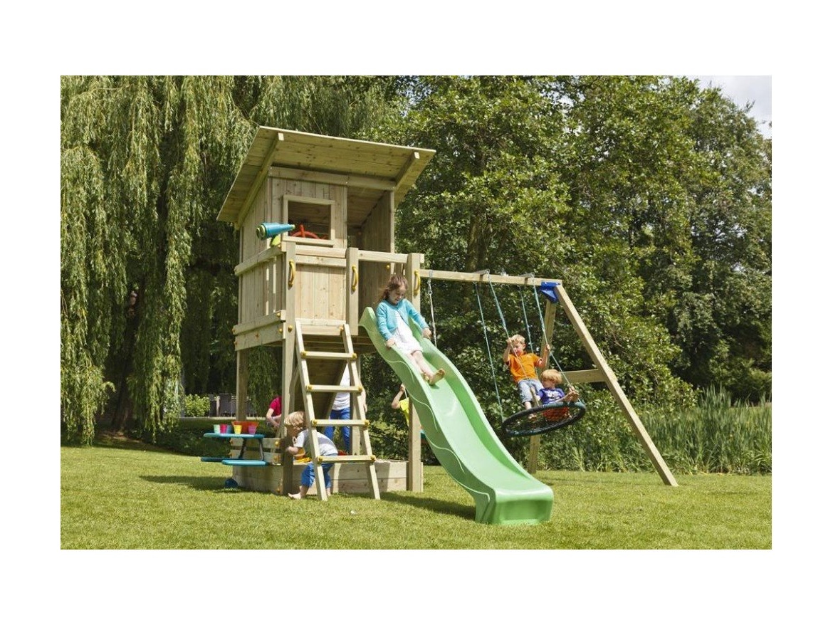 Detské ihrisko so šmykľavkou Blue Rabbit Beach Hut