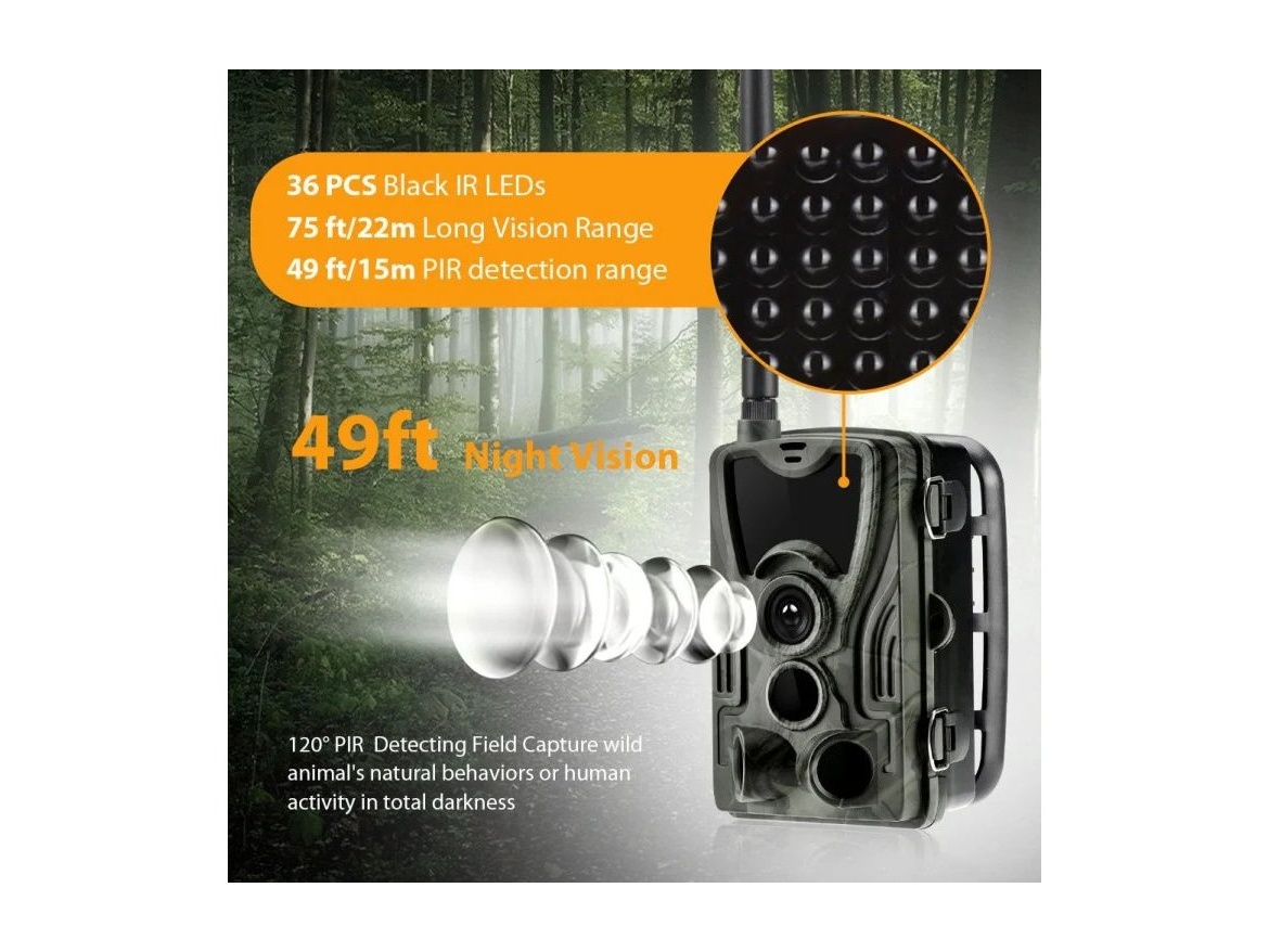 Scobax Fotopast - 16 MP - HC801 LTE 4G