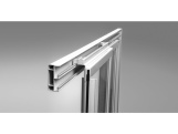 Ravak ASDP3 120 198, satin+transparent