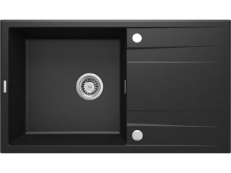 S okapem –  Deante Black metallic černá