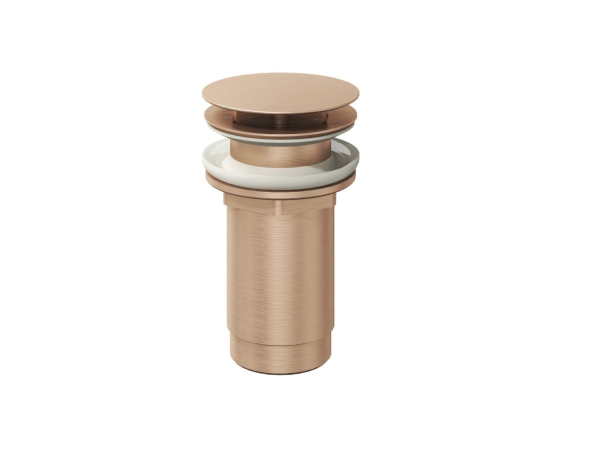 Ravak Umyvadlová pileta ClickClack/pevná, Rose Gold Brushed