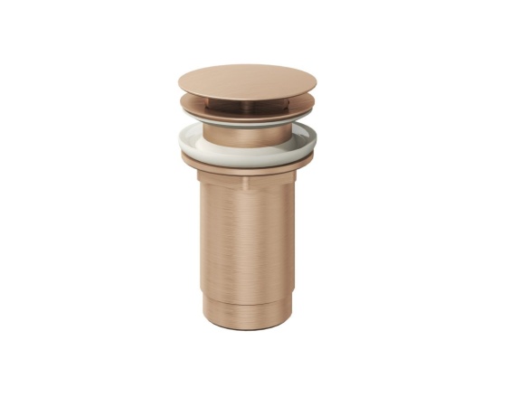 Ravak Umyvadlová pileta ClickClack/pevná, Rose Gold Brushed