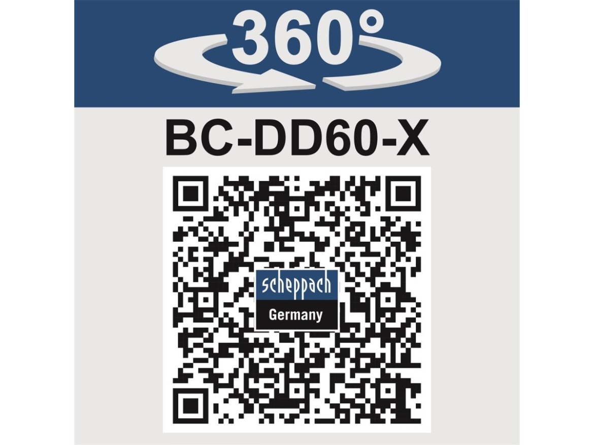 Aku 20 V IXES vŕtací skrutkovač (bez batérie a nabíjačky) Scheppach BC-DD60-X