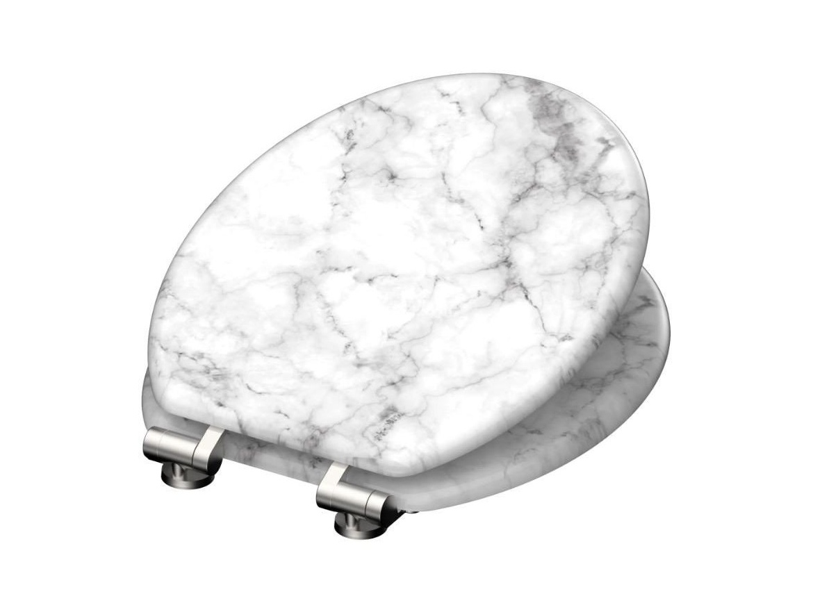 WC sedátka, záchodová prkna Schütte MARMOR STONE | MDF, Soft Close