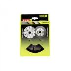 6ks sada do 125mm úhlové brusky Ryobi RAK6AGD125