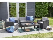 Keter Zahradní stůl Keter Lyon - 116 x 71 x 40 – 65 cm - hnědý