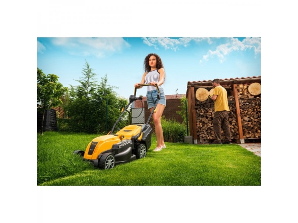 Travní sekačka s elektrickým motorem 2 v 1 Riwall PRO REM 3817