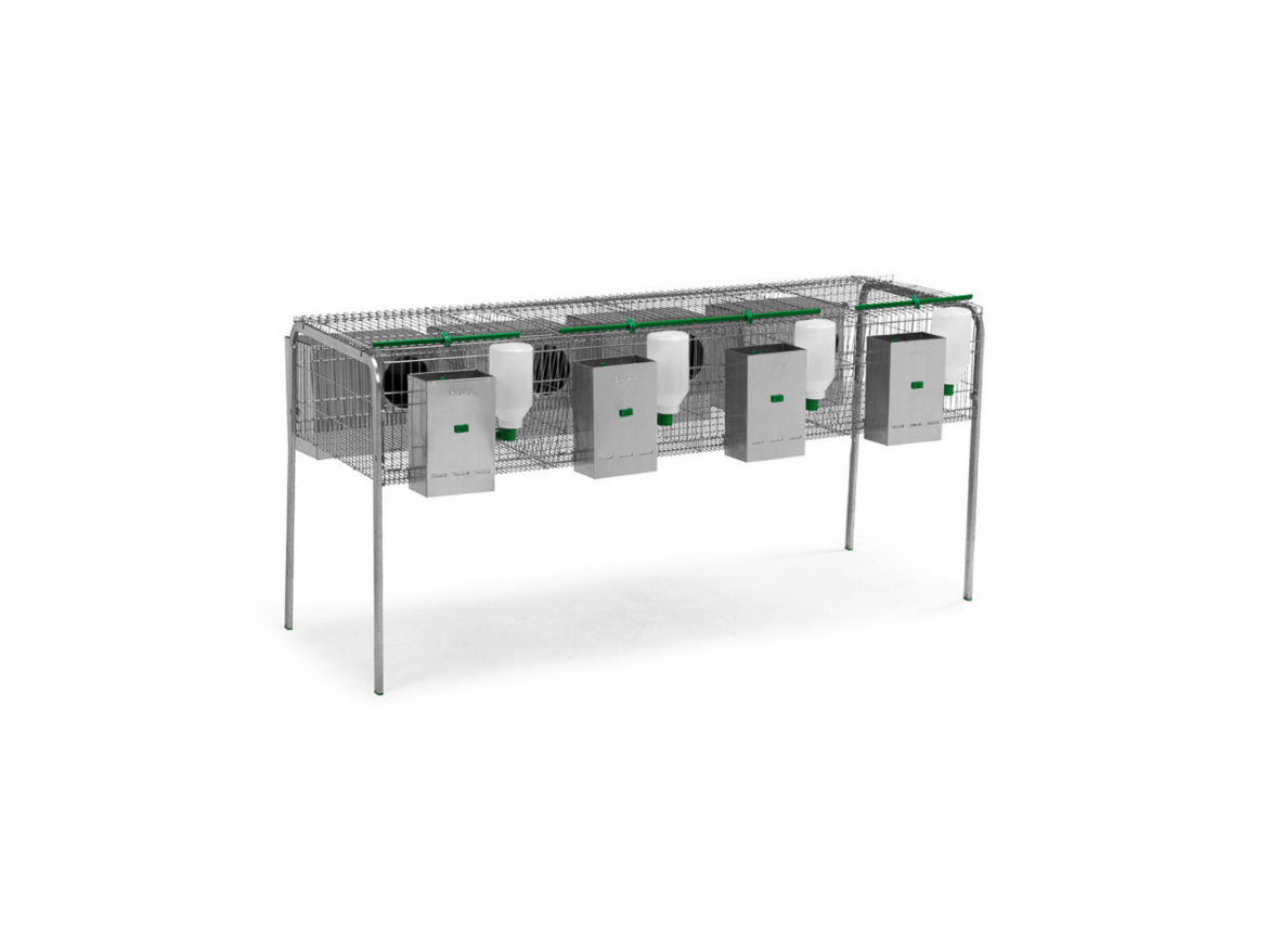 Scobax Gaun Klecový kotec pro králíky Lima - 4 kotce