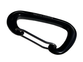 Zahradní nábytek –  Hamaka Duralová karabina s drátěnou pojistkou