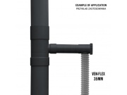 Bradas Sběrač děšťové vody s ventilem 80mm  IBCLZ1-080-DGY