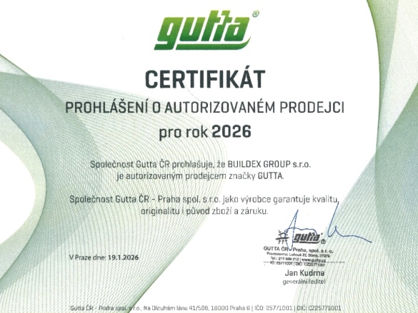 Guttatop Klasik spodní Gutta Spodní lemování ke zdi