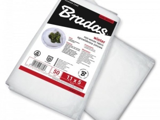 Üveg –  Bradas Zimní ochranná netkaná textílie 1,1x5m - 50g