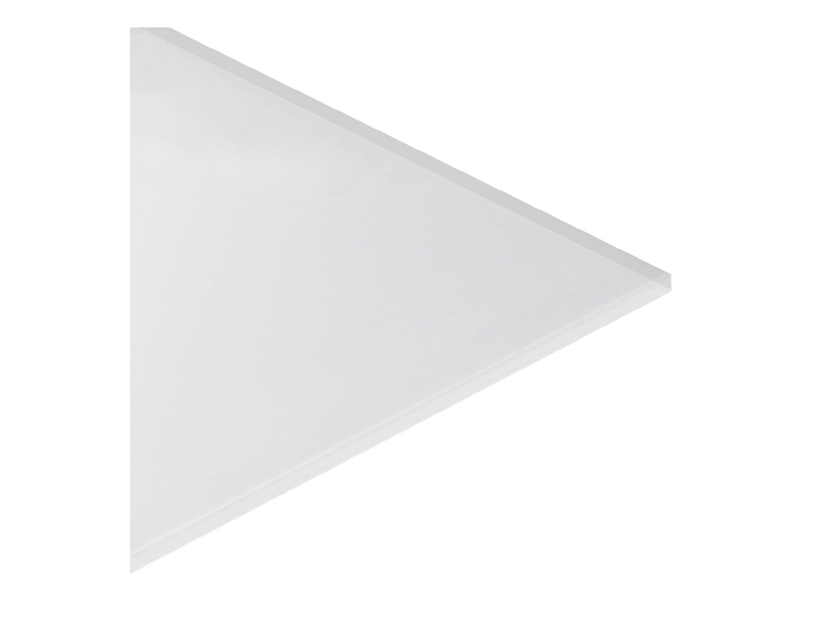 Sandblasted plexiglass