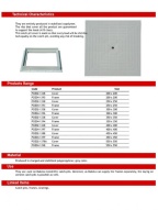 Poklop na revíznu šachtu Dakota pre revízne šachtu