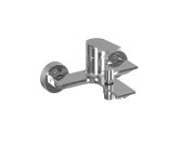 Ravak PN 022.20BLM Vaňová nástenná batéria bez sprchového setu, čierna matná