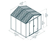 Plastový zahradní domek Palram Canopia Rubicon