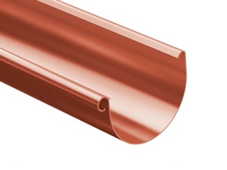 Plastové –  Aqua odkvapový žľab PVC tehlovo červená 150 x 4000 mm