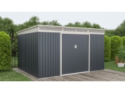 G21 Zahradní domek  GRAH 915 - 340 x 269 cm, antracitový